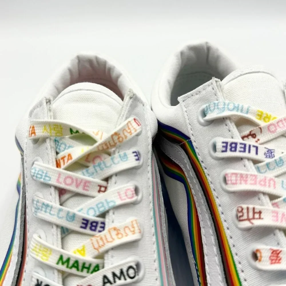 Vans Old Skool Pride White Sneakers - US Men’s 10
